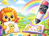 Magic Coloring Book for Little Artists image