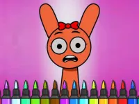 Easy Coloring Sprunki Time image