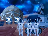 image bg Space Girl Escape